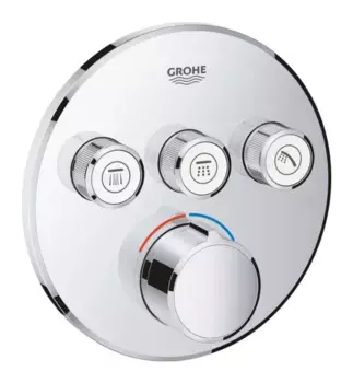 Встраиваемый смеситель для душа Grohe Grohtherm SmartControl 29146000 хром, с термостатом