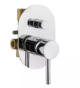 Встраиваемый смеситель для душа Plumberia Selection IXO KIT1001CR хром