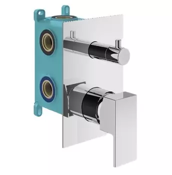 Встраиваемый смеситель для душа Plumberia Selection TAG KITTG1901CR хром