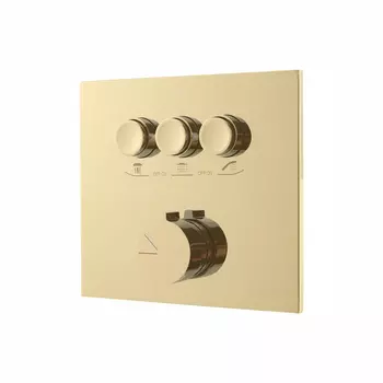 Встраиваемый смеситель для душа Vincea VSCV-431BG4 брашированное золото