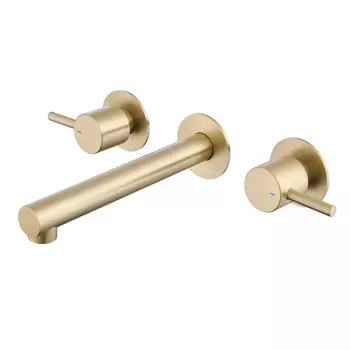 Встраиваемый смеситель для раковины Abber Emotion AF88121G золото