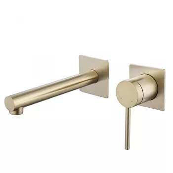 Встраиваемый смеситель для раковины Abber Emotion AF8812G золото