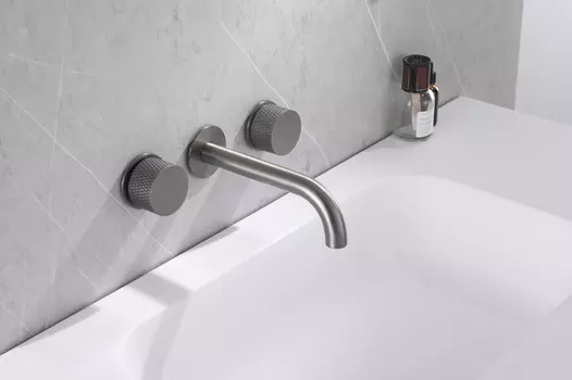 Встраиваемый смеситель для раковины Abber Wasser Kreis AF81122NG никель