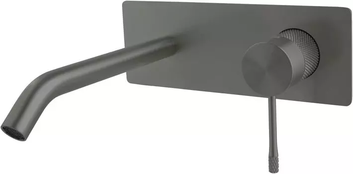 Встраиваемый смеситель для раковины Allen Brau Priority 5.31D03-MG с внутренней частью, серый