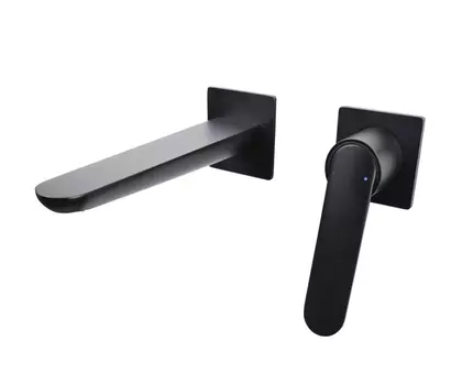 Встраиваемый смеситель для раковины Bronze de Luxe Icon 7006CB черный матовый