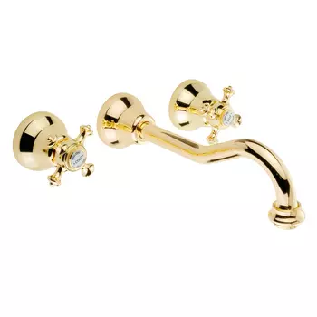 Встраиваемый смеситель для раковины Migliore Prestige 31622 золото