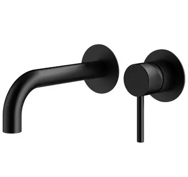 Встраиваемый смеситель для раковины Plumberia Selection IXO KITXO1135NO250 черный матовый