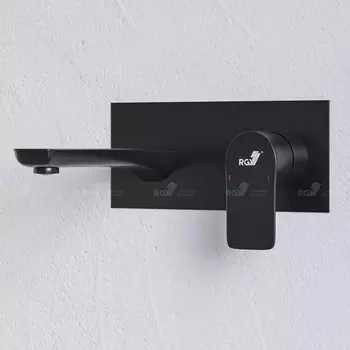 Встраиваемый смеситель для раковины RGW Shower Panels 51140546-04 черный