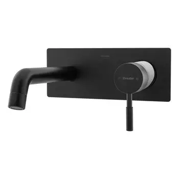 Встраиваемый смеситель для раковины Shouder 0250210 черный, хром