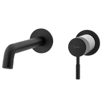 Встраиваемый смеситель для раковины Shouder 0251610 черный, хром