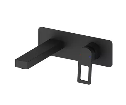 Встраиваемый смеситель для раковины WONZON & WOGHAND FRAME WW-88869010-MB черный
