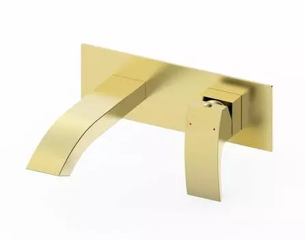 Встраиваемый смеситель для раковины WONZON & WOGHAND FIT WW-88869009-BG золото