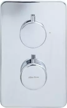 Встраиваемый смеситель для ванны и душа Allen Brau Priority 5.31113-00 с термостатом, с внутренней частью, хром