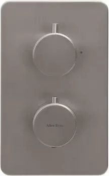 Встраиваемый смеситель для ванны и душа Allen Brau Priority 5.31113-BN с термостатом, с внутренней частью, никель