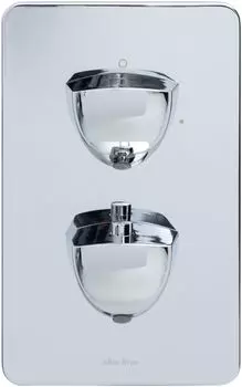 Встраиваемый смеситель для ванны и душа Allen Brau Infinity 5.21116-00 с термостатом, с внутренней частью, хром