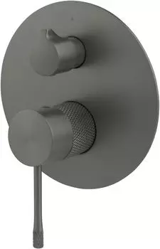 Встраиваемый смеситель для ванны и душа Allen Brau Priority 5.31C11-MG с внутренней частью, серый