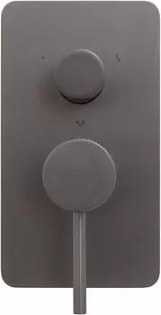 Встраиваемый смеситель для ванны и душа Allen Brau Priority 5.31A11-MG с внутренней частью, серый