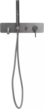 Встраиваемый смеситель для ванны и душа Allen Brau Priority 5.31A05-MG с внутренней частью, серый