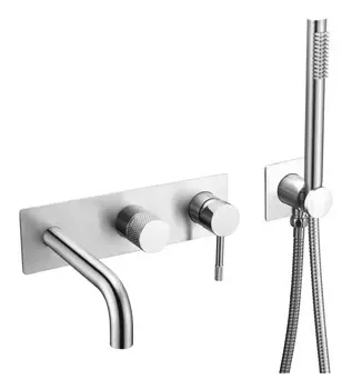 Встраиваемый смеситель для ванны и душа Boheme Uno 464-3-CR хром