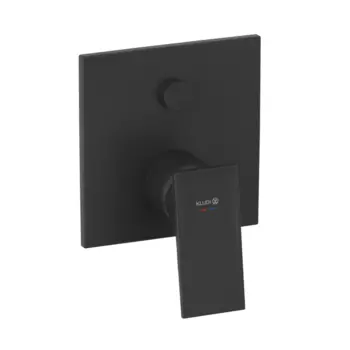 Встраиваемый смеситель для ванны и душа Kludi Decus 547593975 черный матовый