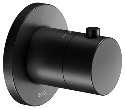 Встраиваемый смеситель Keuco Ixmo 59553370001 с термостатом, черный матовый