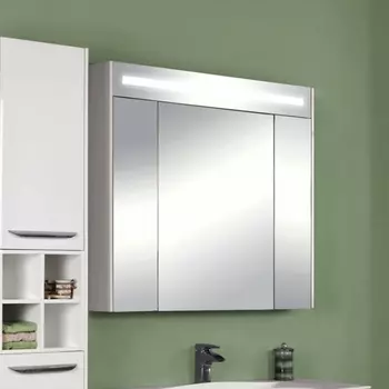 Зеркальный шкаф Aquaton Блент 80 белый