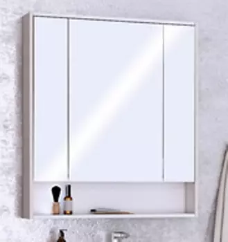 Зеркальный шкаф Aquaton Рико 80 белый/ясень фабрик 1A215302RIB90