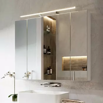 Зеркальный шкаф Alavann Univers 80 см белый