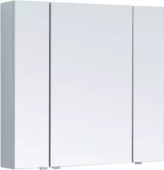 Зеркальный шкаф Aquanet Алвита New 90 см 303895 серый