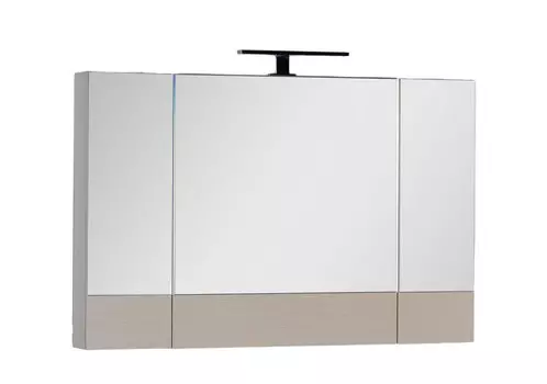 Зеркальный шкаф Aquanet Нота 100 светлый дуб