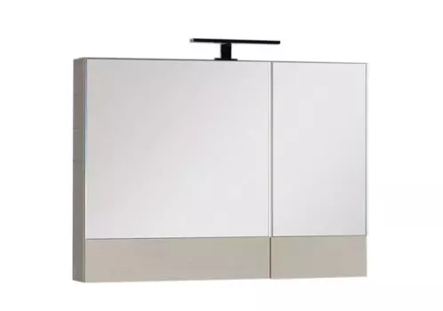 Зеркальный шкаф Aquanet Нота 90 светлый дуб