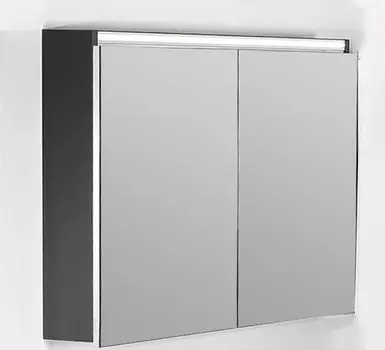 Зеркальный шкаф Armadi Art Vallessi 547-A glossy 80 антрацит глянец