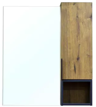 Зеркальный шкаф Azario Gris 75 см CS00080419 дуб веллингтон