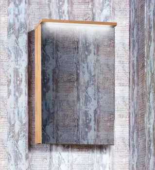 Зеркальный шкаф Бриклаер ФОРЕСТ 50