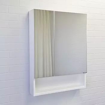 Зеркальный шкаф Comforty Никосия 60 см 00-00011199 белый