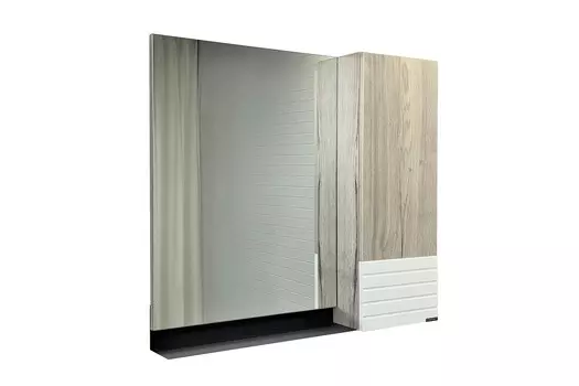 Зеркальный шкаф Comforty Страсбург 00-00006573 90 см, белый