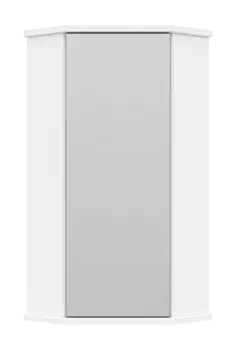 Зеркальный шкаф Misty Лилия 34 см Э-Лил08034-014бф подвесной, белый