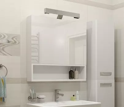 Зеркальный шкаф Roca Gap 80 белый глянец Z.RU93.0.288.7