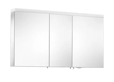 Зеркальный шкаф с подсветкой Keuco Royal Reflex.2 130 см 24205171301 серебро