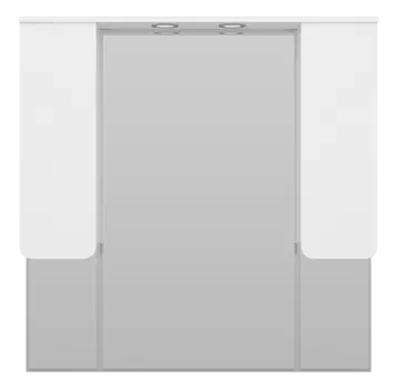 Зеркальный шкаф с подсветкой Misty Чегет 101 см П-Чег-02105-01Л подвесной, белый