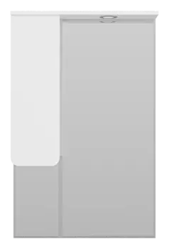 Зеркальный шкаф с подсветкой Misty Чегет 65 см П-Чег-02065-01Л подвесной, белый