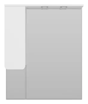 Зеркальный шкаф с подсветкой Misty Чегет 83 см П-Чег-02085-01Л подвесной, белый