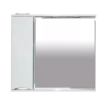 Зеркальный шкаф с подсветкой Misty Элвис 83 см П-Элв-01085-011Л подвесной, белый