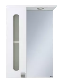 Зеркальный шкаф с подсветкой Misty Урал 50 см Э-Ура-04050-021Л подвесной, белый