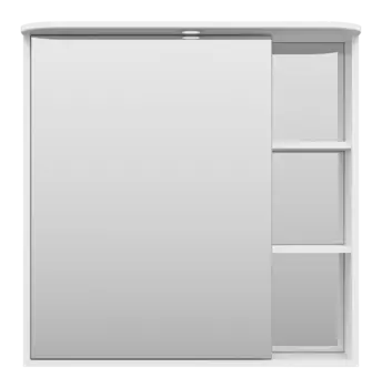 Зеркальный шкаф с подсветкой Misty Венера 80 см П-Внр04080-01СвЛ подвесной, белый