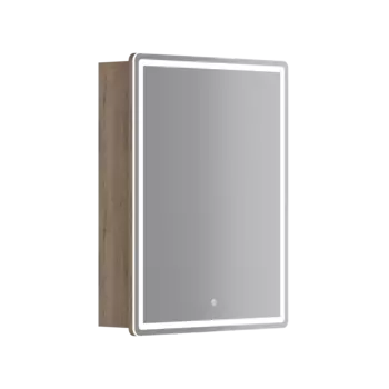 Зеркальный шкаф с подсветкой Sancos Mirror 60 см MI60EG дуб галифакс