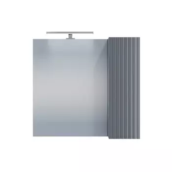 Зеркальный шкаф СанТа Юпитер 70 см 700545 графит матовый