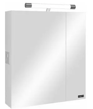 Зеркальный шкаф СанТа Стандарт 70, свет