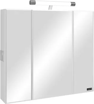 Зеркальный шкаф СанТа Стандарт 80, свет