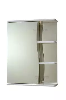 Зеркальный шкаф СанТа Волна 50 левый